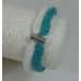 Bracelet Laine Infini turquoise