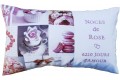 Coussin Jours d'amour Décor Rose personnalisable